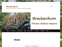 Tablet Screenshot of brackenburn.co.za